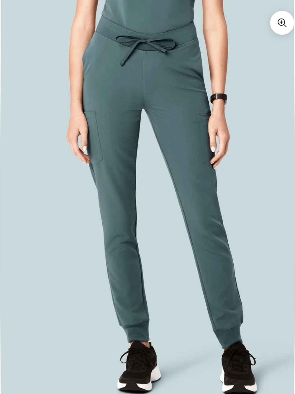 Mandala Jogger Scrub Pants - Stormy Sky